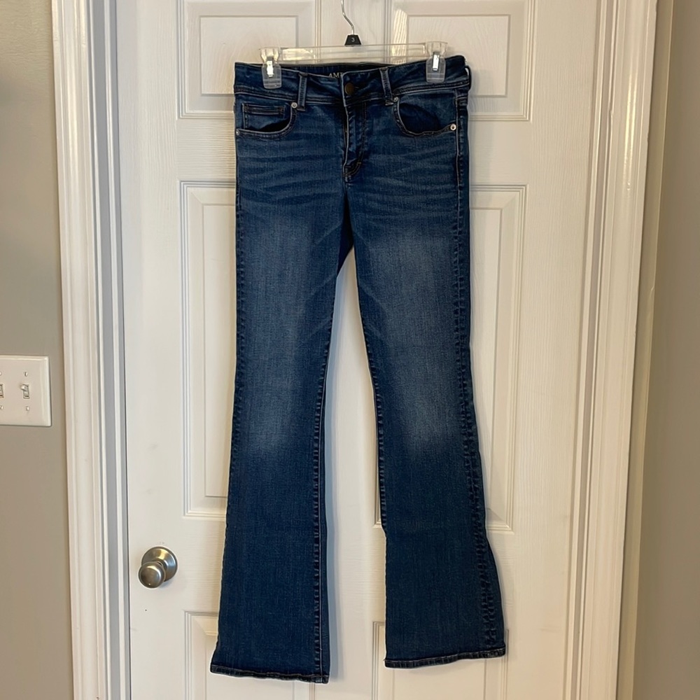 American Eagle Kick Boot Jeans 8 Long
